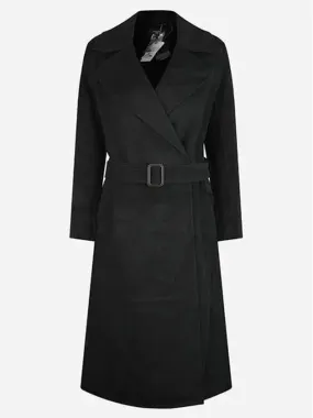 2425016041600 013 Manu Belted Wool Coat Black 1046592