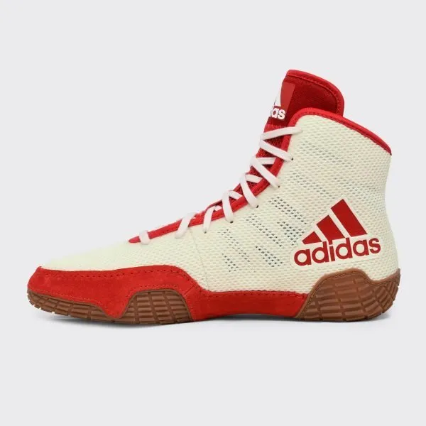 Adidas Shoe Wrestling Tech Fall 2.0 White -Red Stripes