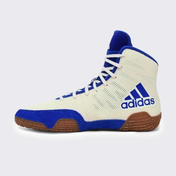 Adidas Shoe Wrestling Tech Fall 2.0 White -Royal Stripes