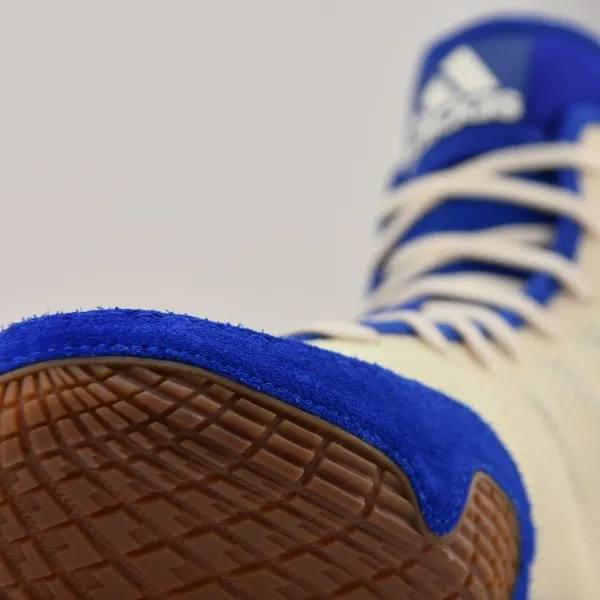 Adidas Shoe Wrestling Tech Fall 2.0 White -Royal Stripes