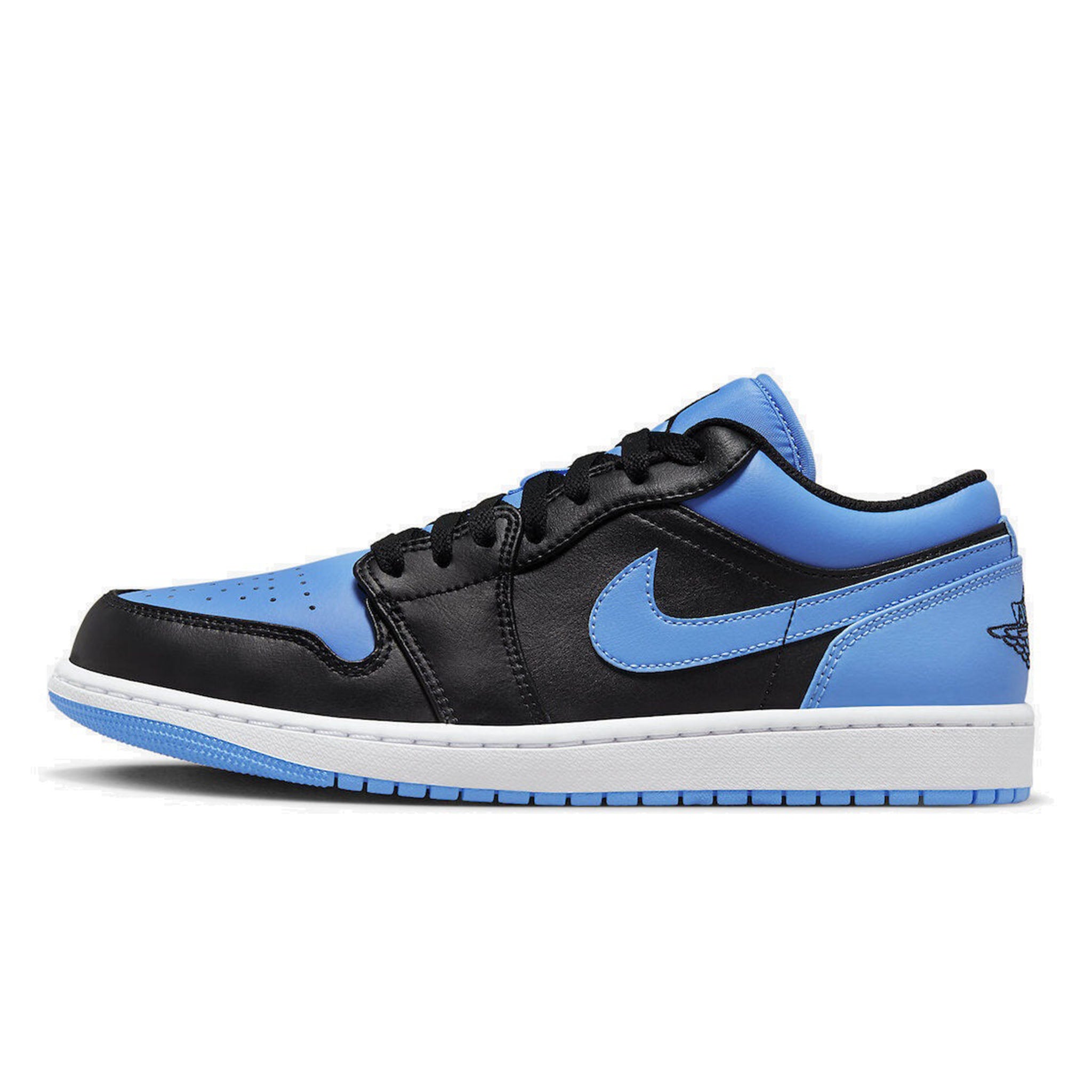 AIR JORDAN 1 LOW BLACK UNIVERSITY BLUE 2023