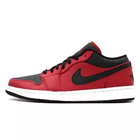 AIR JORDAN 1 LOW REVERSE BRED PEBBLED SWOOSH