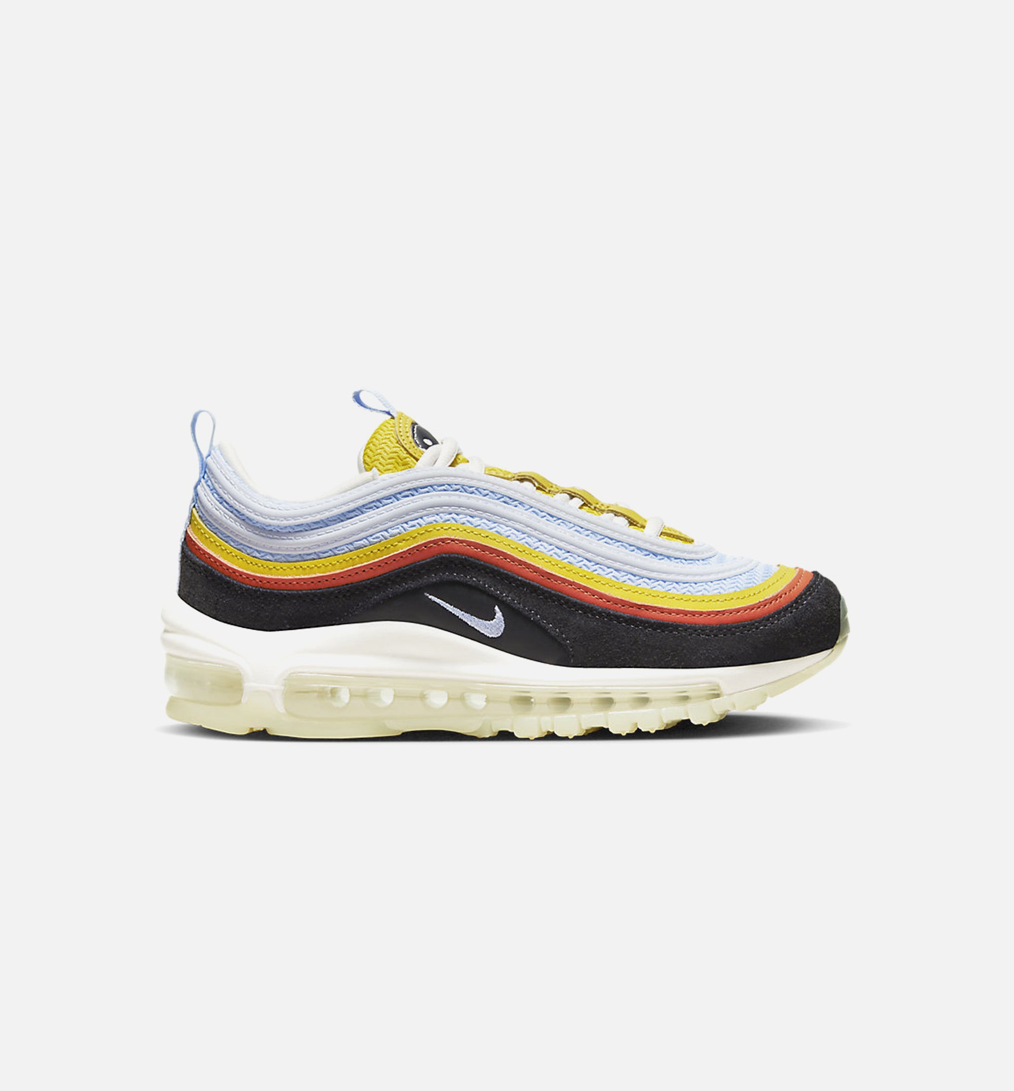 Air Max 97 Set To Rise Grade School Running Shoe - White/Orange