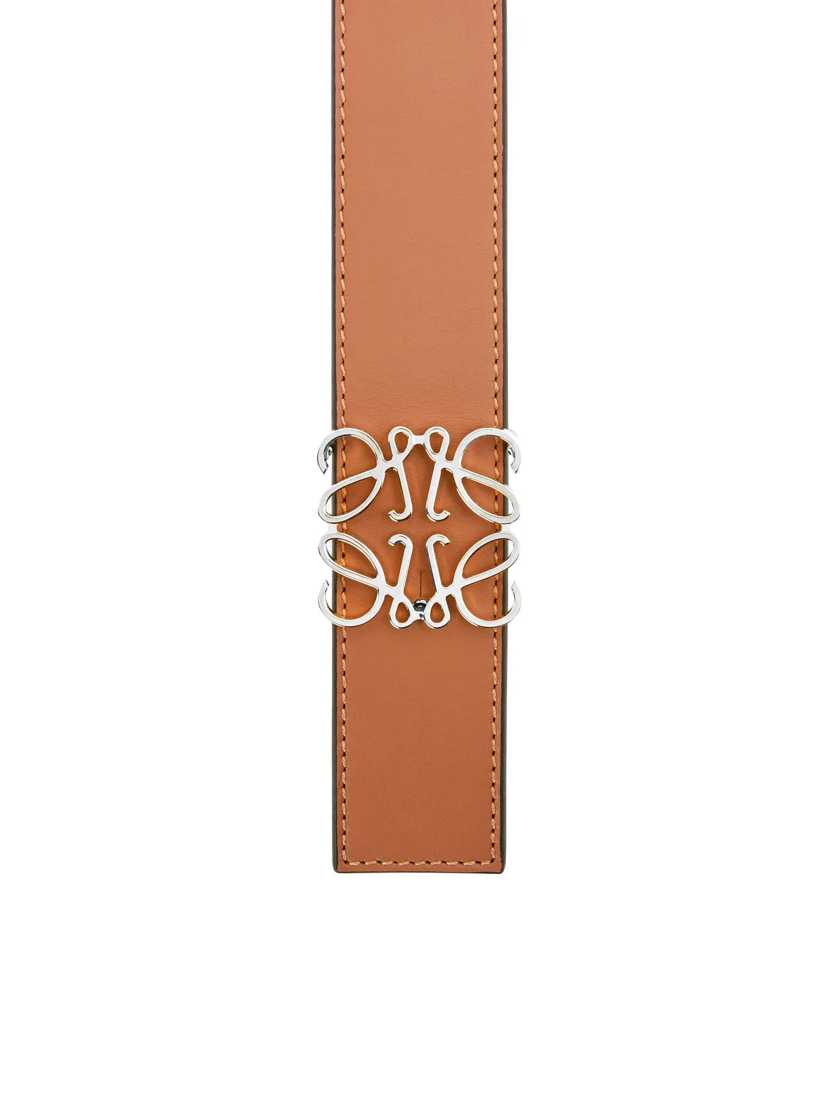 Anagram belt in smooth calfskin