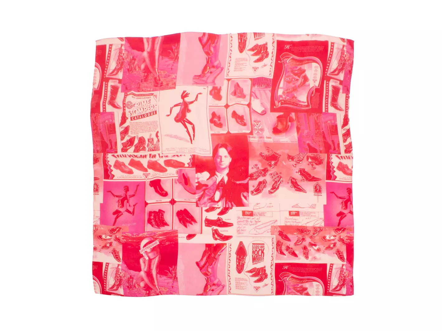 Apparel Newspaper Silk Scarf Large silk scarf