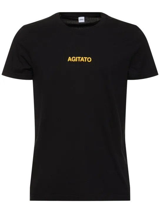 ASPESI   Agitato print cotton jersey t-shirt 