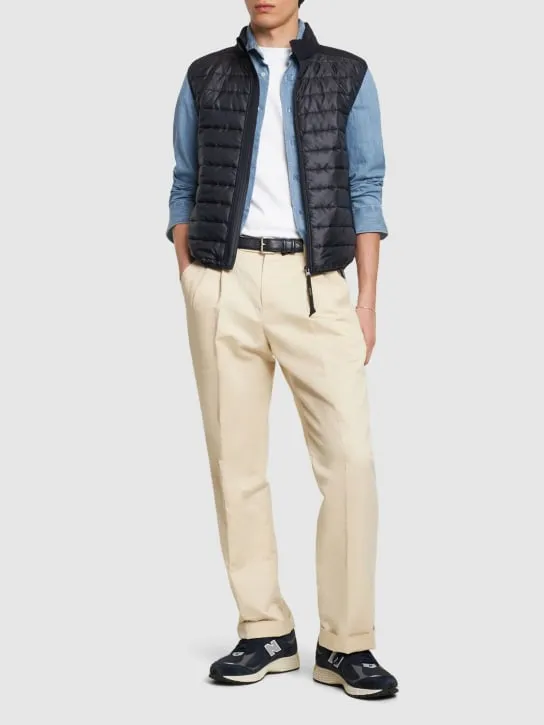 ASPESI   Lightweight quilted nylon puffer vest 