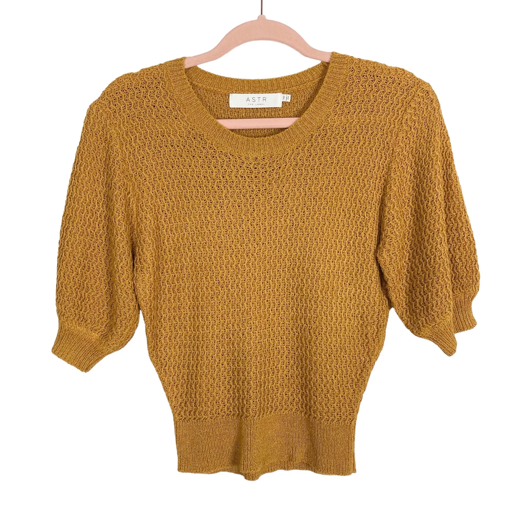 ASTR The Label Mustard Sweater- Size XS