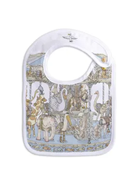 Atelier Choux Paris Bib Small Carousel Blue