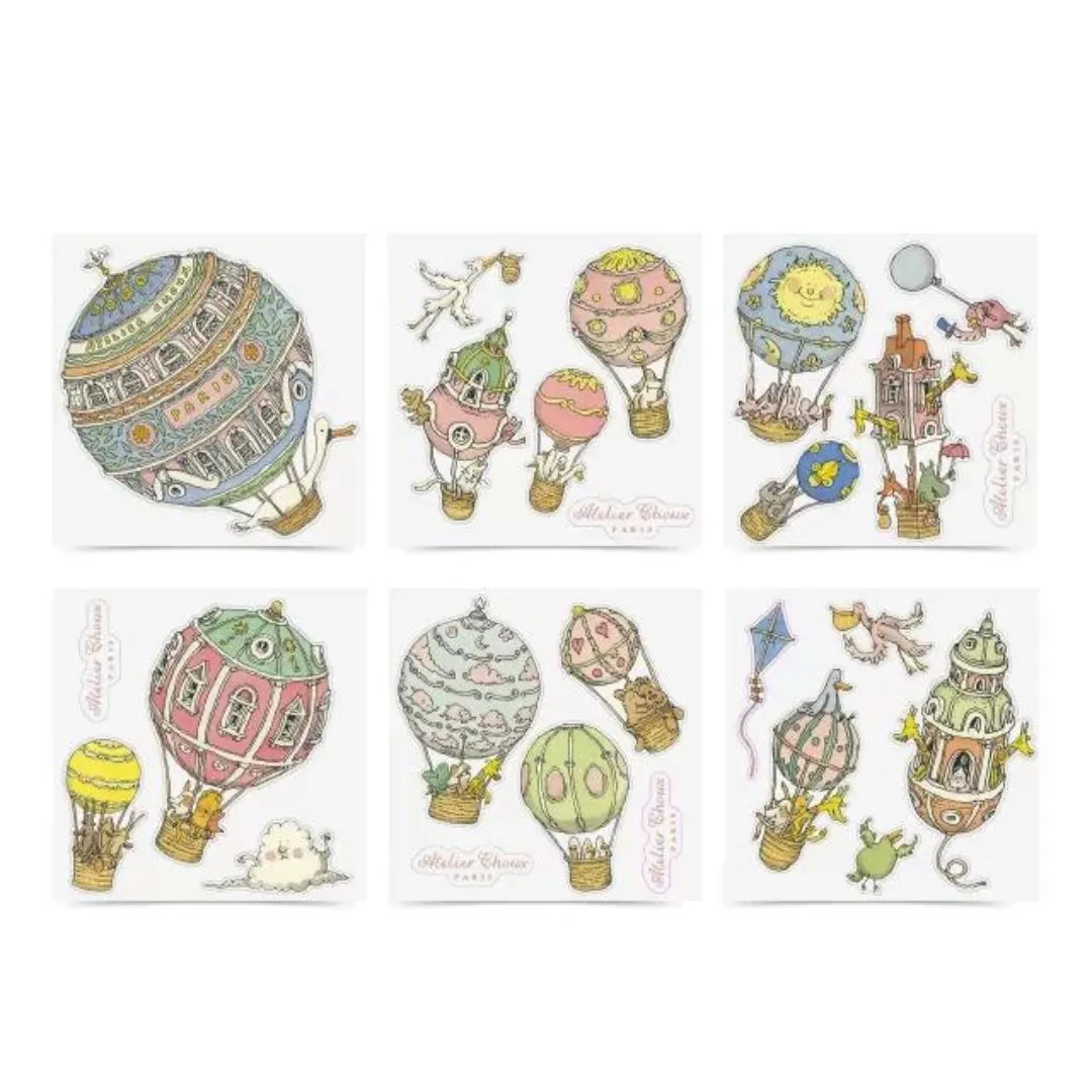 Atelier Choux Paris Replaceable Wall Stickers X20  No Colour