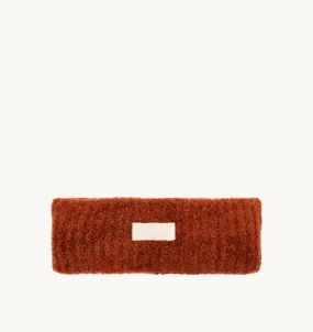 AUTRY APPAREL WOMAN  HEADBAND IN RED WOOL