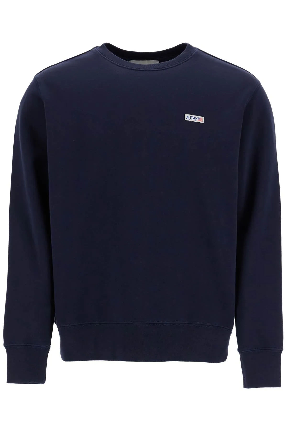 Autry Relaxed Fit Crewneck Sweat   Blue