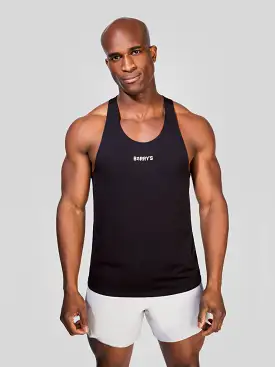 BARRY'S BLACK DASH RACER TANK