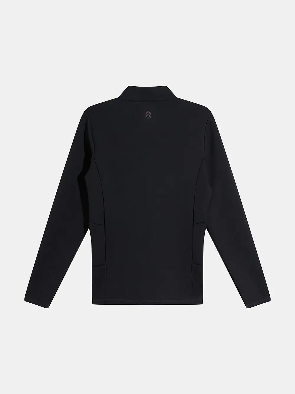 BARRY'S BLACK HALF ZIP LONG SLEEVE