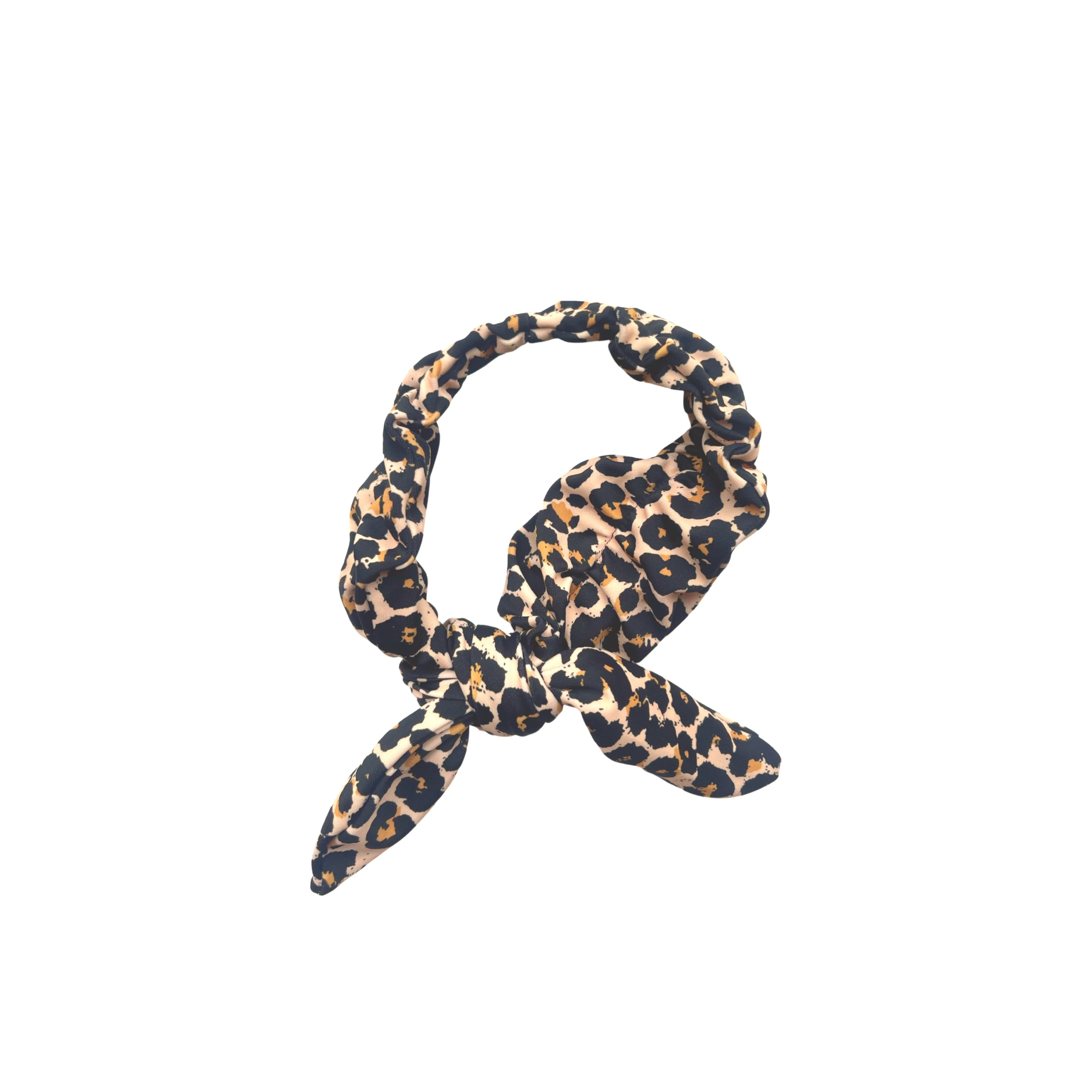 BONELLA TOP KNOT HEADBAND - CHEETAH