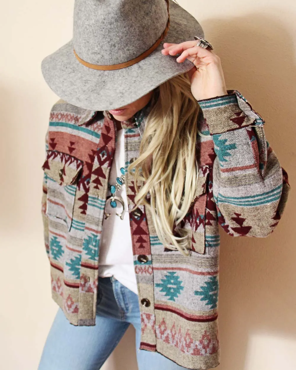 Bozeman Cozy Jacket in Desert