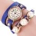 Bracelet Watch Women Rhinestone Crystal Dress Clock PU Leather Relogio Feminino Gift