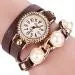 Bracelet Watch Women Rhinestone Crystal Dress Clock PU Leather Relogio Feminino Gift