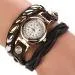 Bracelet Watch Women Rhinestone Crystal Relogio Feminino PU Leather Strap Gift Dress Clock