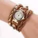 Bracelet Watch Women Rhinestone Crystal Relogio Feminino PU Leather Strap Gift Dress Clock