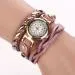 Bracelet Watch Women Rhinestone Crystal Relogio Feminino PU Leather Strap Gift Dress Clock