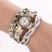 Bracelet Watch Women Rhinestone Crystal Relogio Feminino PU Leather Strap Gift Dress Clock