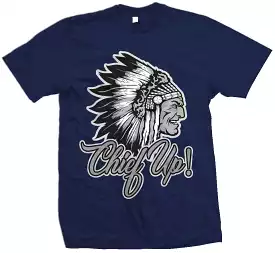 Chief Up Flint - Navy T-Shirt