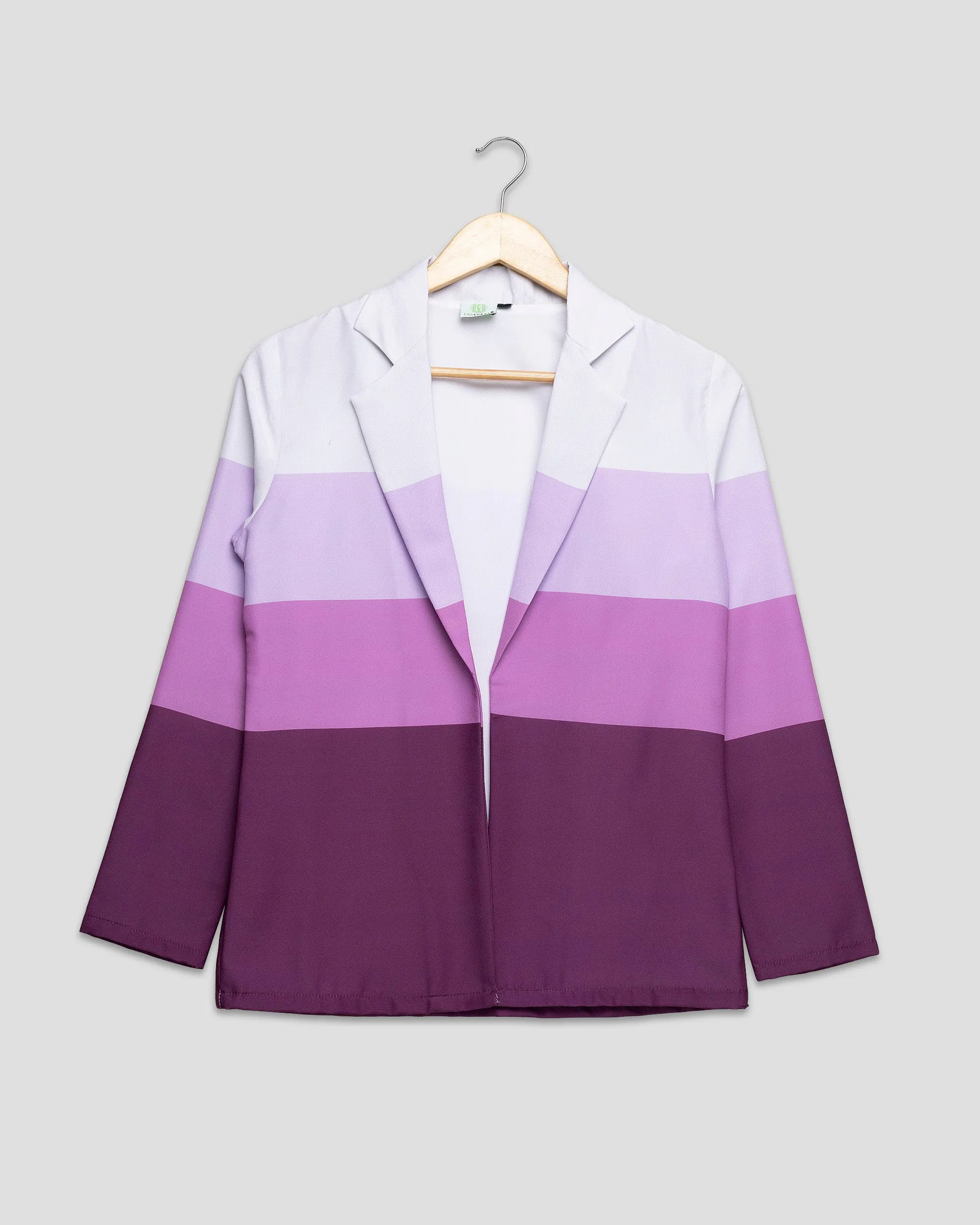 Contemporary Color Block Jacket for Women