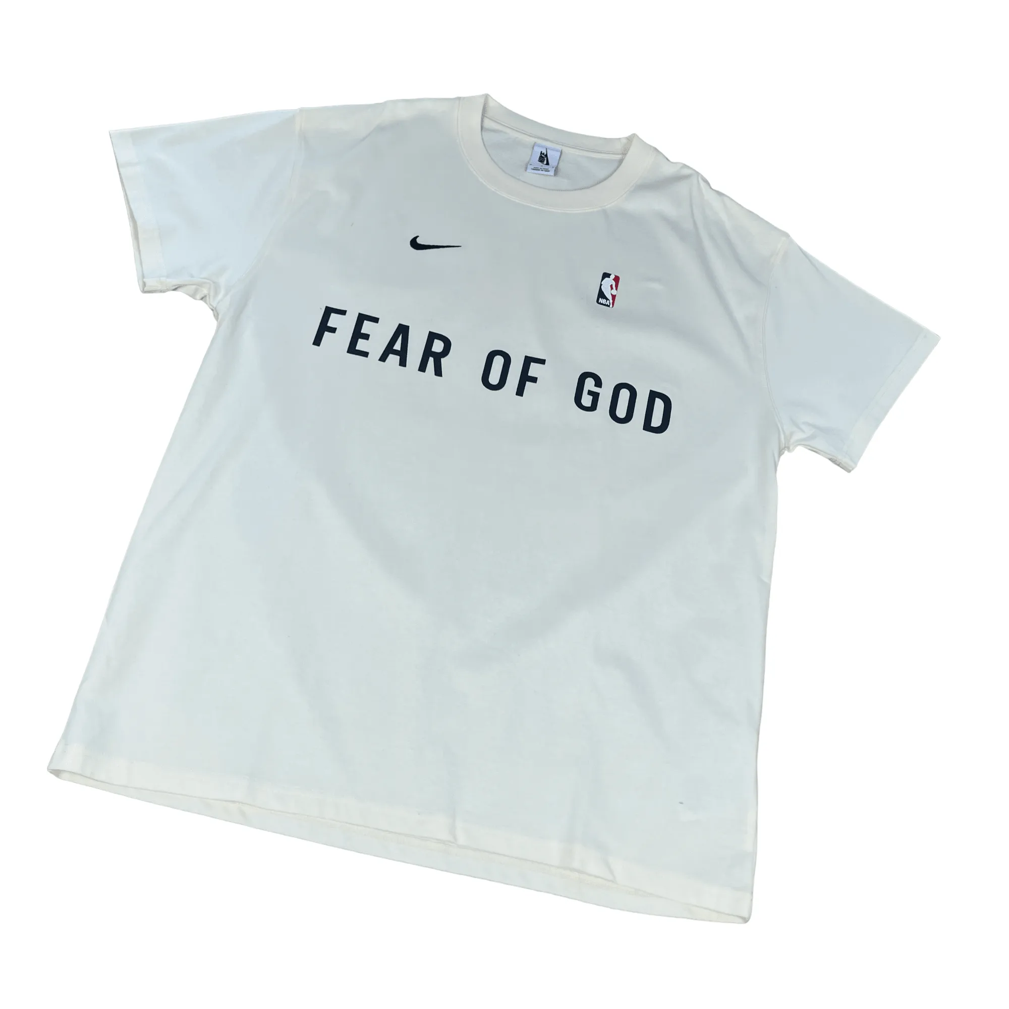 Cream Nike x Fear of God (FOG) Tee - Medium