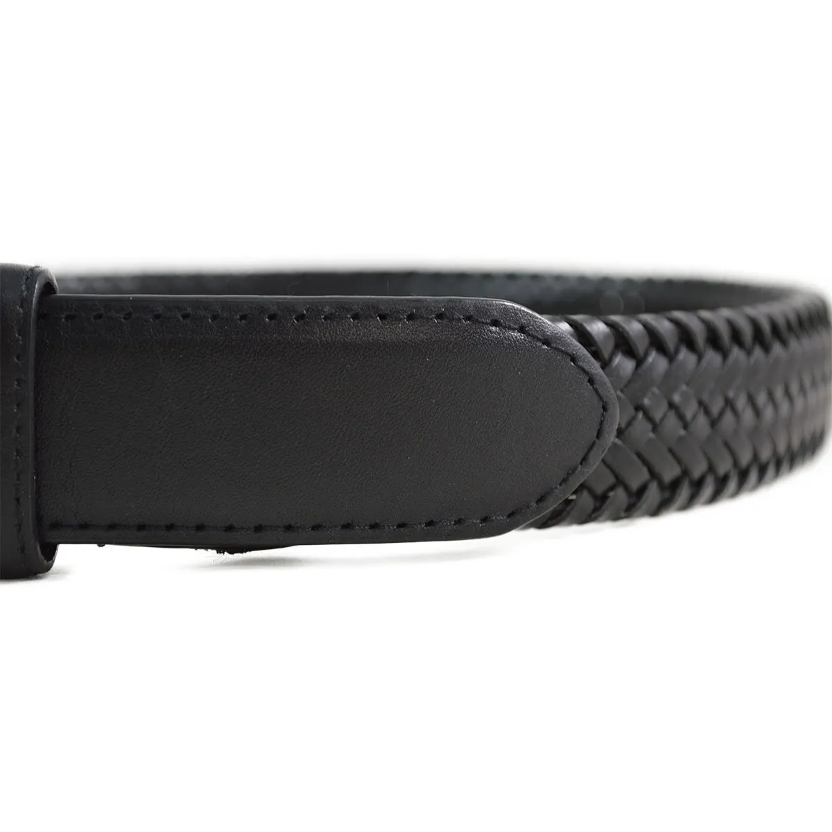 DENTS Plaited Leather Belt