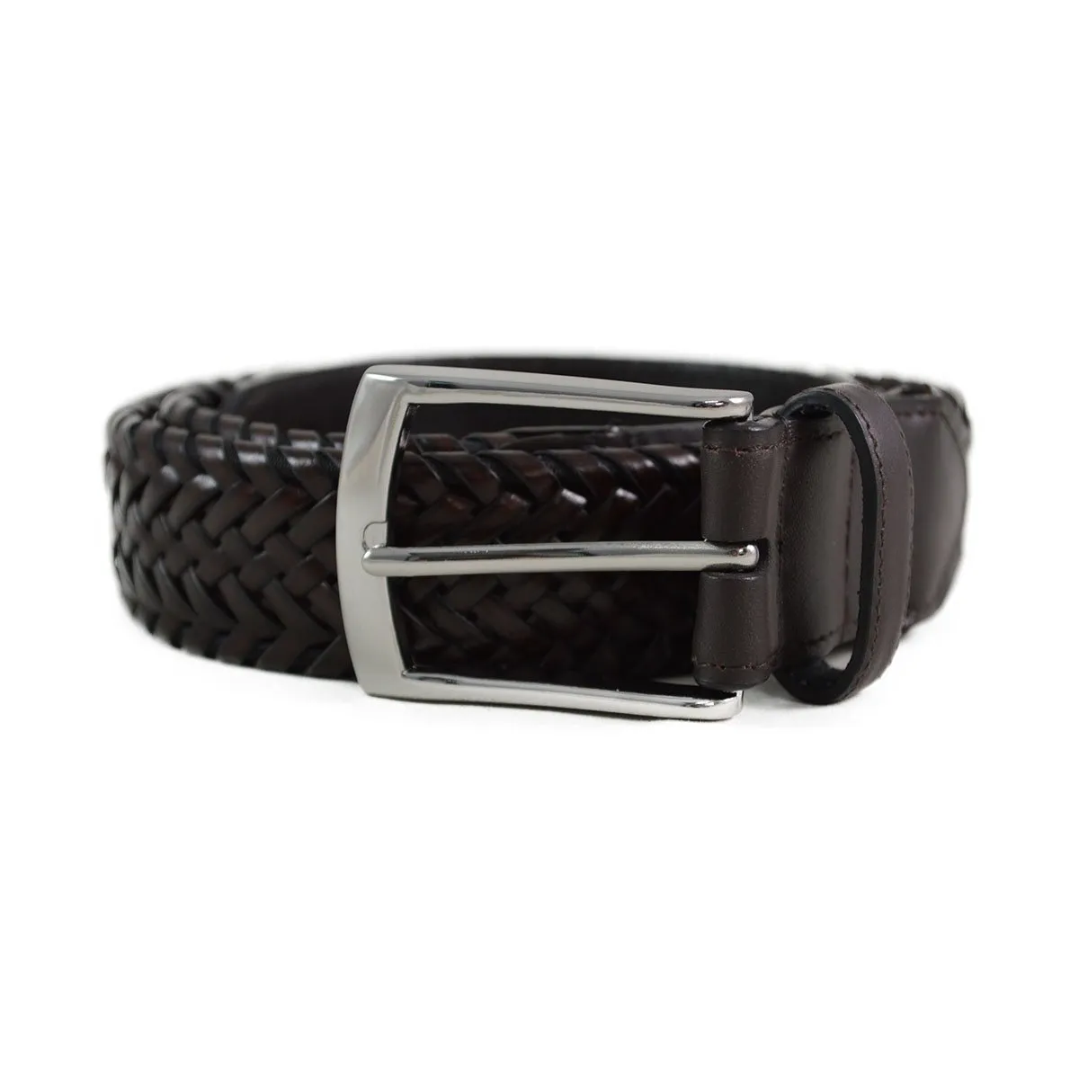 DENTS Plaited Leather Belt