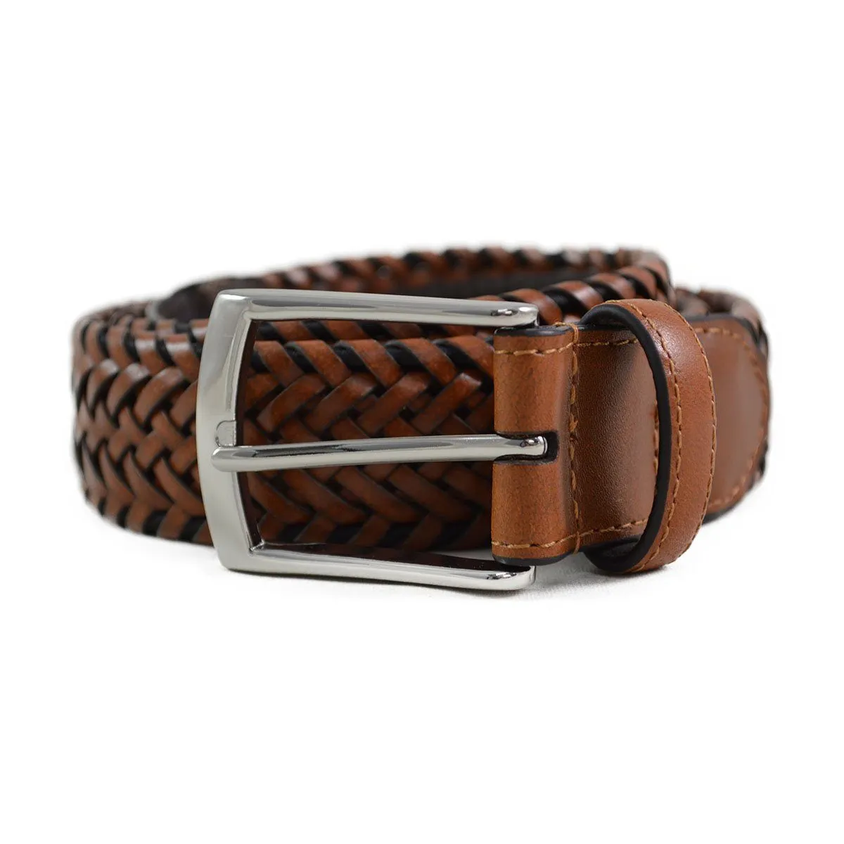 DENTS Plaited Leather Belt