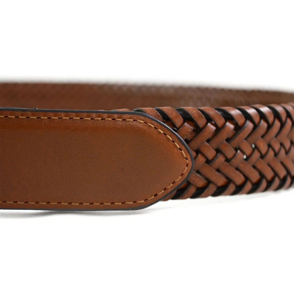 DENTS Plaited Leather Belt