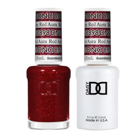 DND Matching Pair - Super Glitter Collection - 898 Red Aura