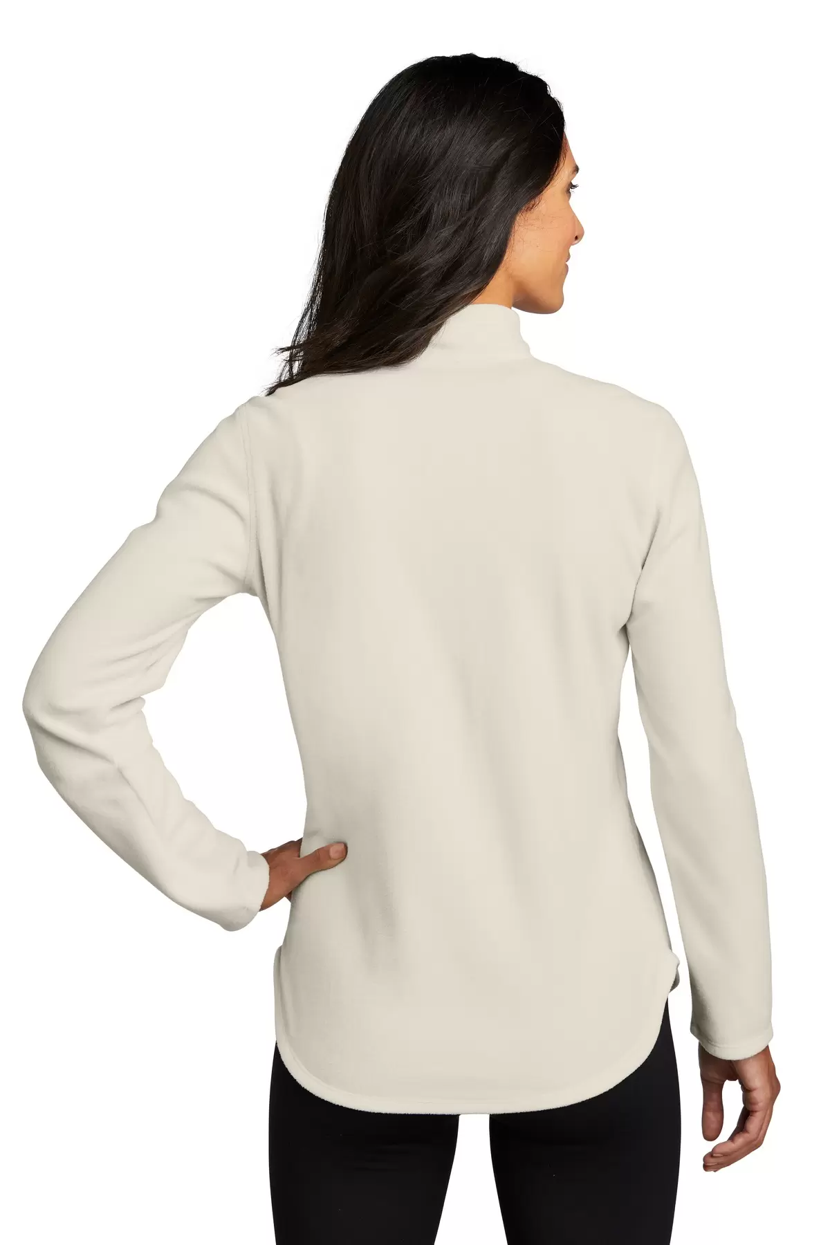 Eddie Bauer EB227    Ladies 1/2-Zip Microfleece Jacket SKU: EB227