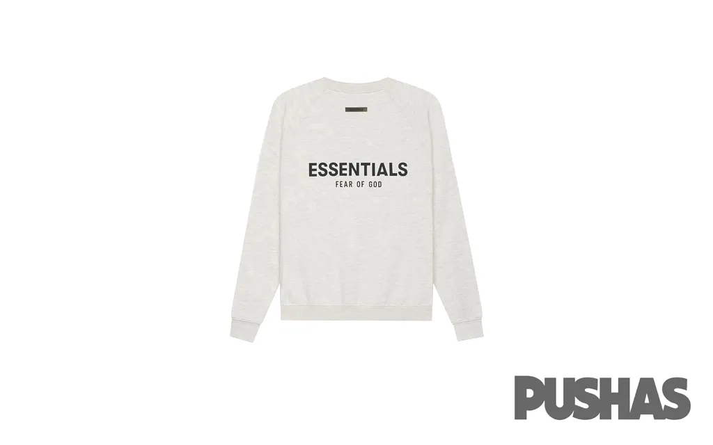 Essentials Crewneck SS21 'Light Heather Oatmeal'