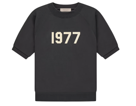 Fear of God Essentials 1977 SS Raglan Crewneck Iron