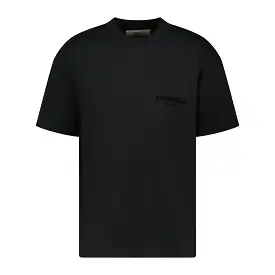 FEAR OF GOD ESSENTIALS ESSENTIALS T-SHIRT (STRETCH LIMO) BLACK