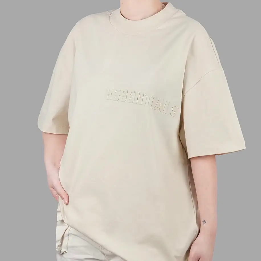 FEAR OF GOD Essentials Felt Logo Tee Shell