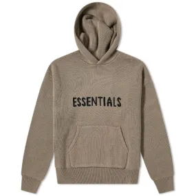 Fear of God ESSENTIALS Knit HoodyUmber