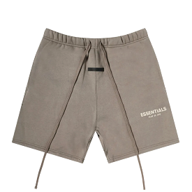 Fear of God ESSENTIALS Logo Sweat Shorts Desert Taupe