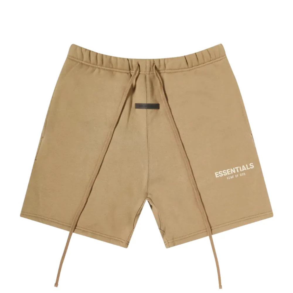 Fear of God ESSENTIALS Logo Sweat Shorts Oak