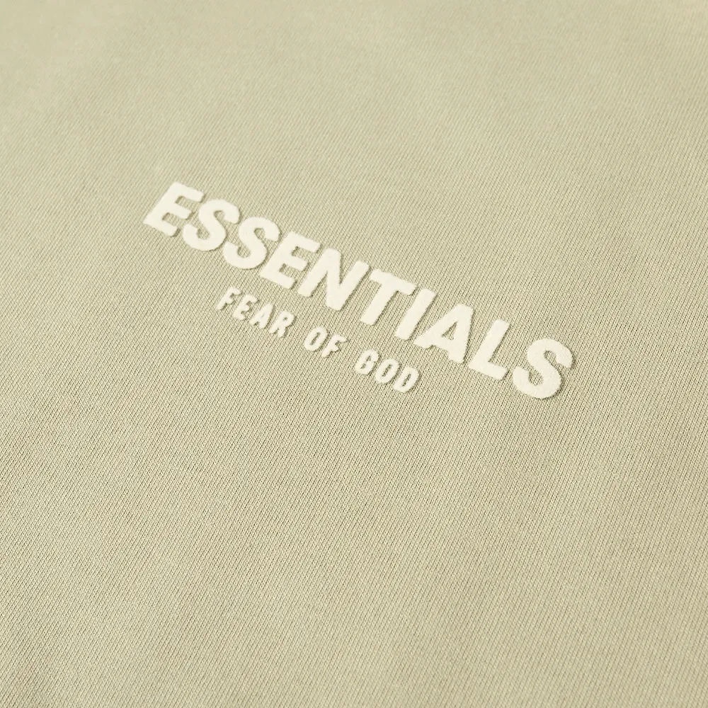 Fear of God ESSENTIALS Long Sleeve Logo Tee Wheat