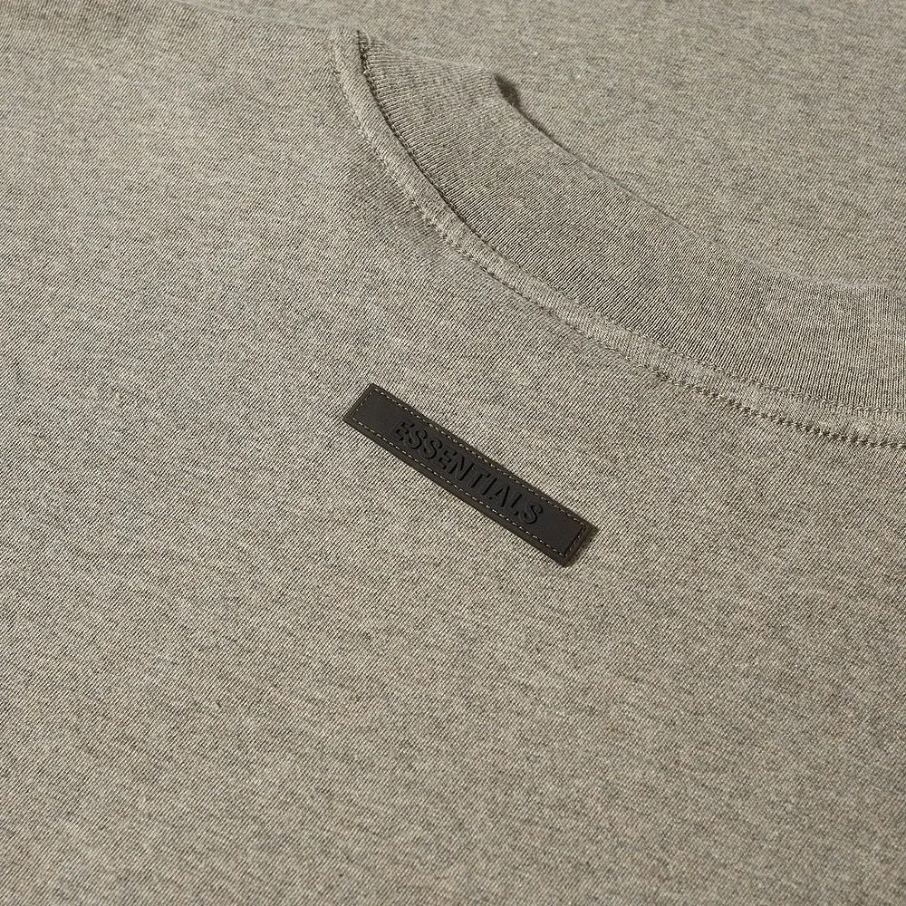 Fear of God ESSENTIALS Long Sleeve Summer Core Tee Dark Heather Oatmeal