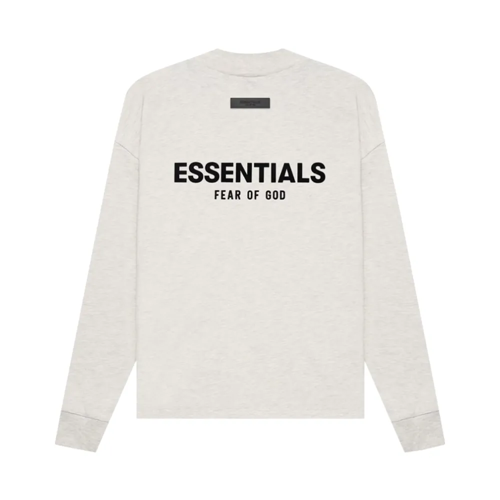 Fear of God ESSENTIALS Long Sleeve Tee 'Light Oatmeal'