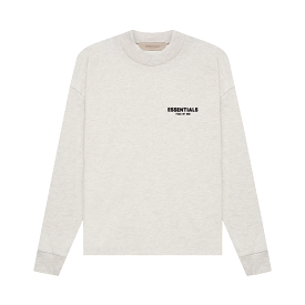 Fear of God ESSENTIALS Long Sleeve Tee 'Light Oatmeal'