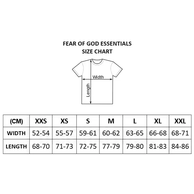 FEAR OF GOD Essentials Reflective Chest Logo Tee Black