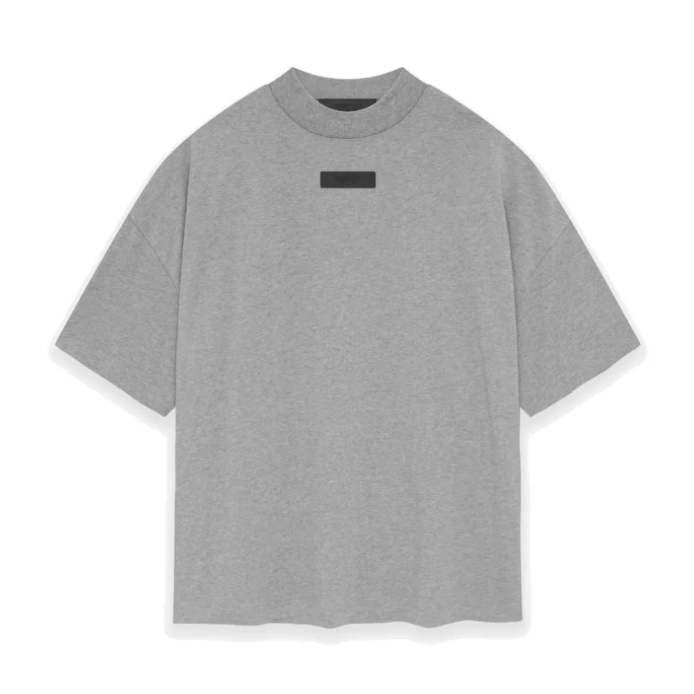 Fear of God ESSENTIALS Short Sleeve Tee 'Dark Heather Oatmeal'