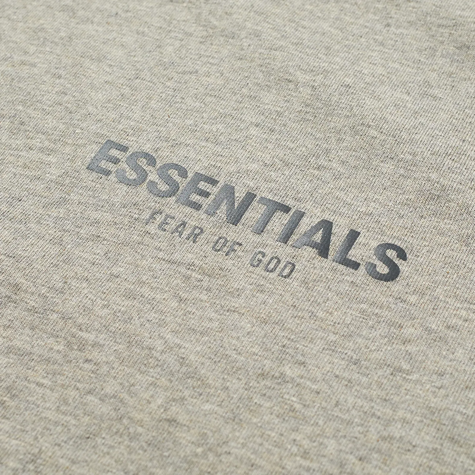 Fear of God ESSENTIALS Short Sleeve Tee 'Dark Heather Oatmeal'