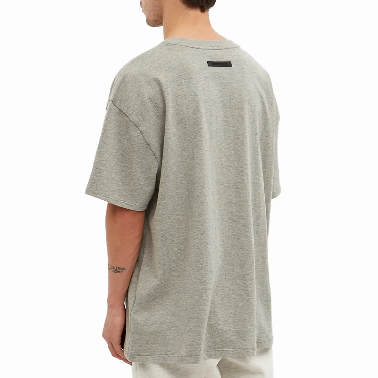 Fear of God ESSENTIALS Short Sleeve Tee 'Dark Heather Oatmeal'